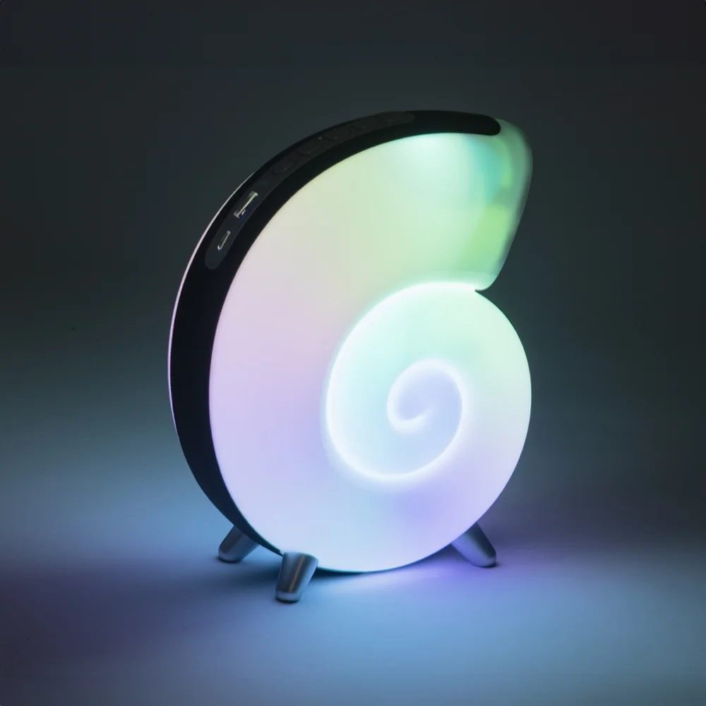 Caixa de som TWS com luminária RGB personalizada