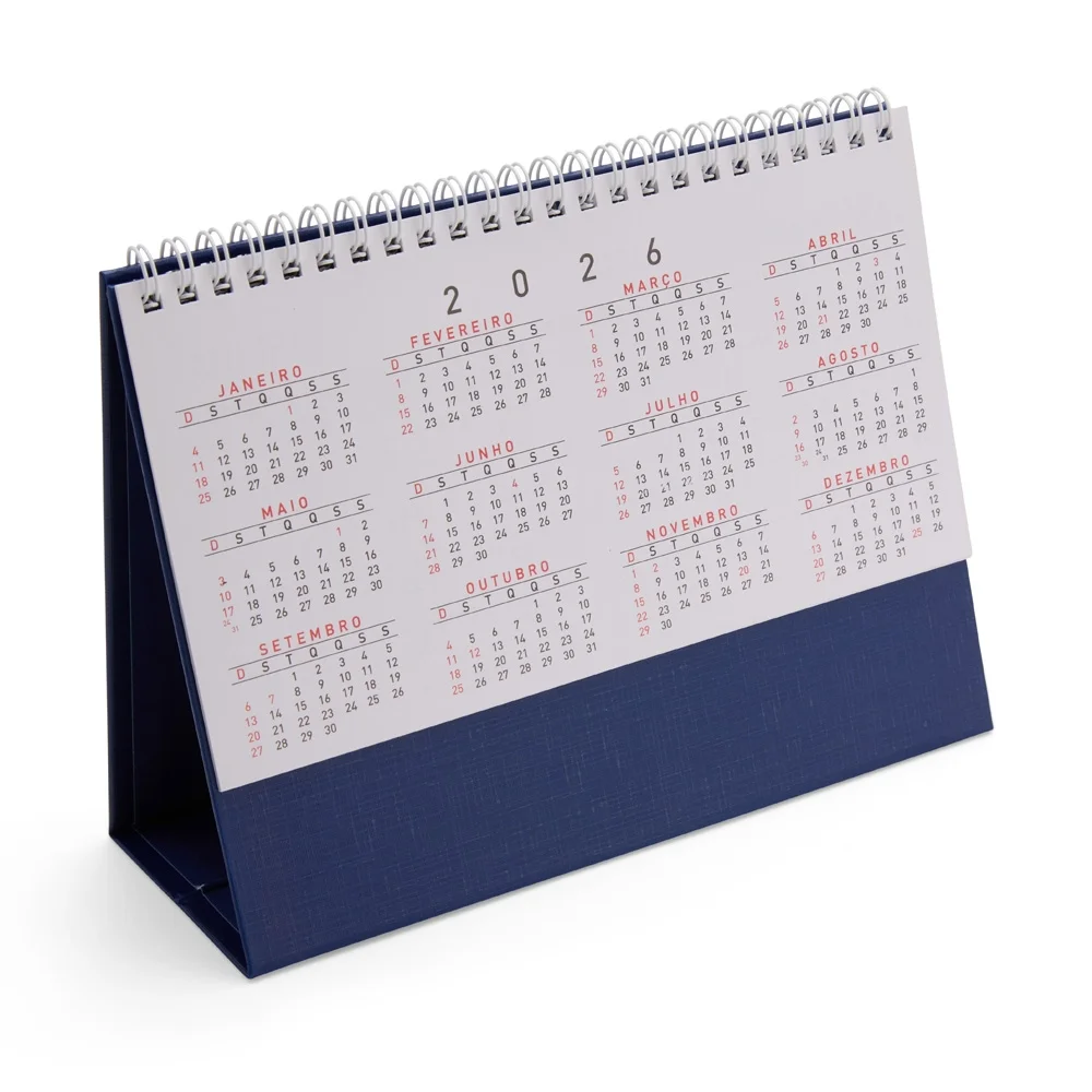 Calendário De Mesa 2026