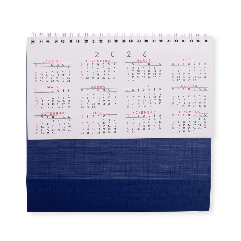 Calendário De Mesa 2026