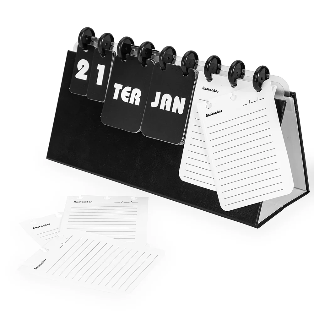 Calendário permanente de disco personalizado