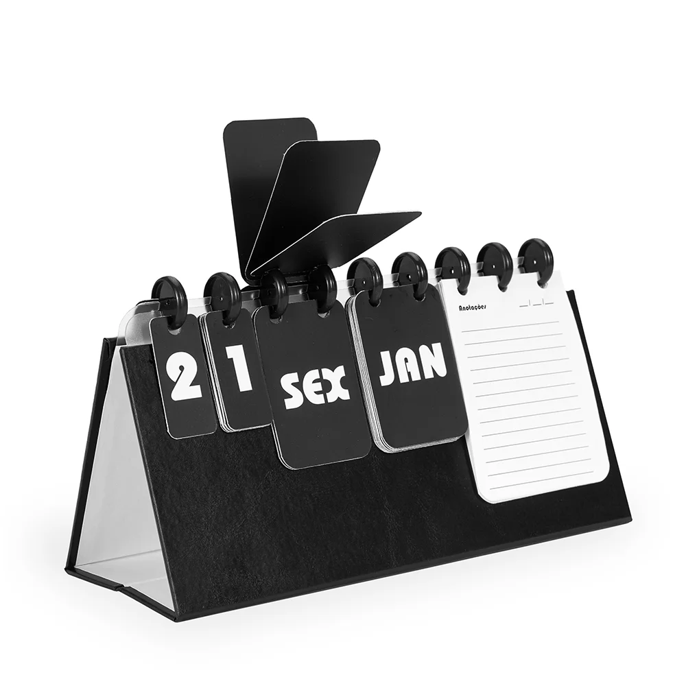 Calendário permanente de disco personalizado