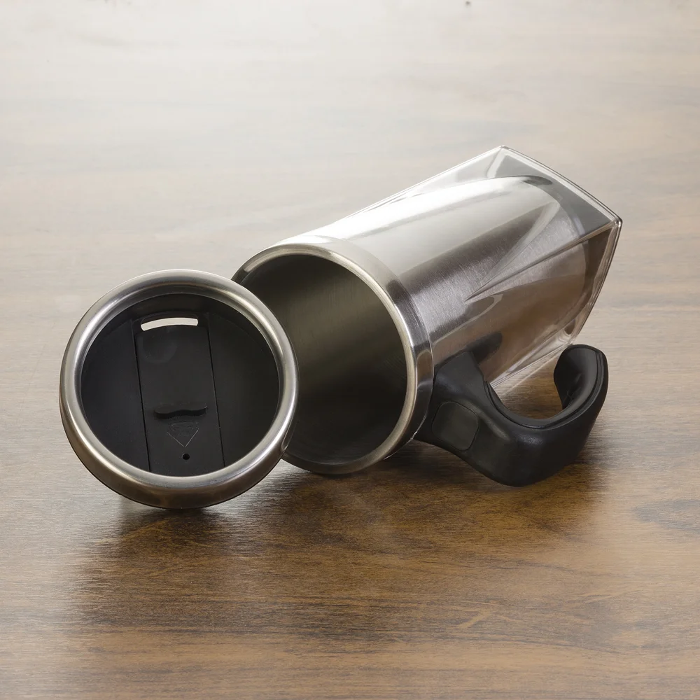 Caneca acrílica 450ml com interior em inox personalizada