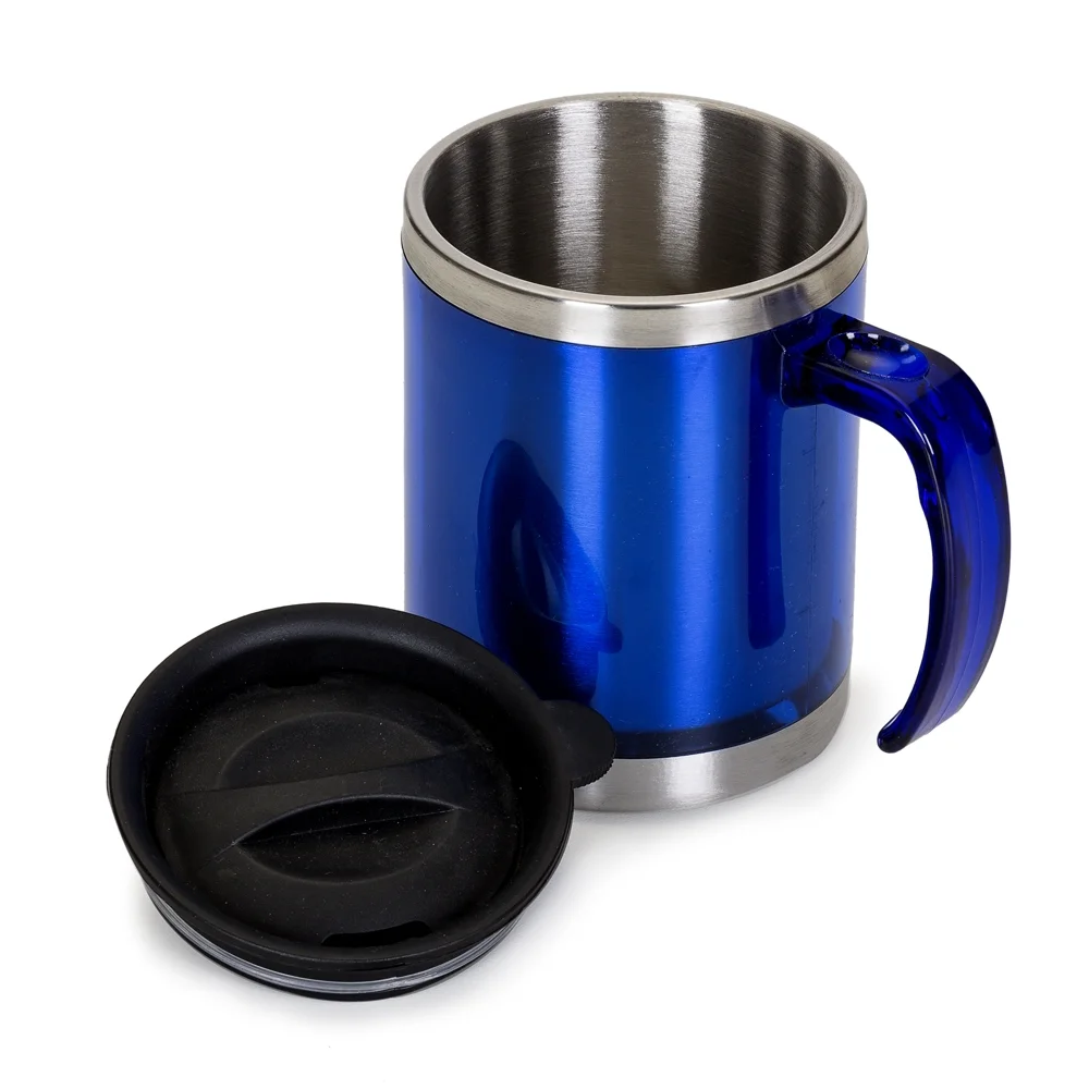 Caneca acrílica 400ml com revestimento inox personalizada