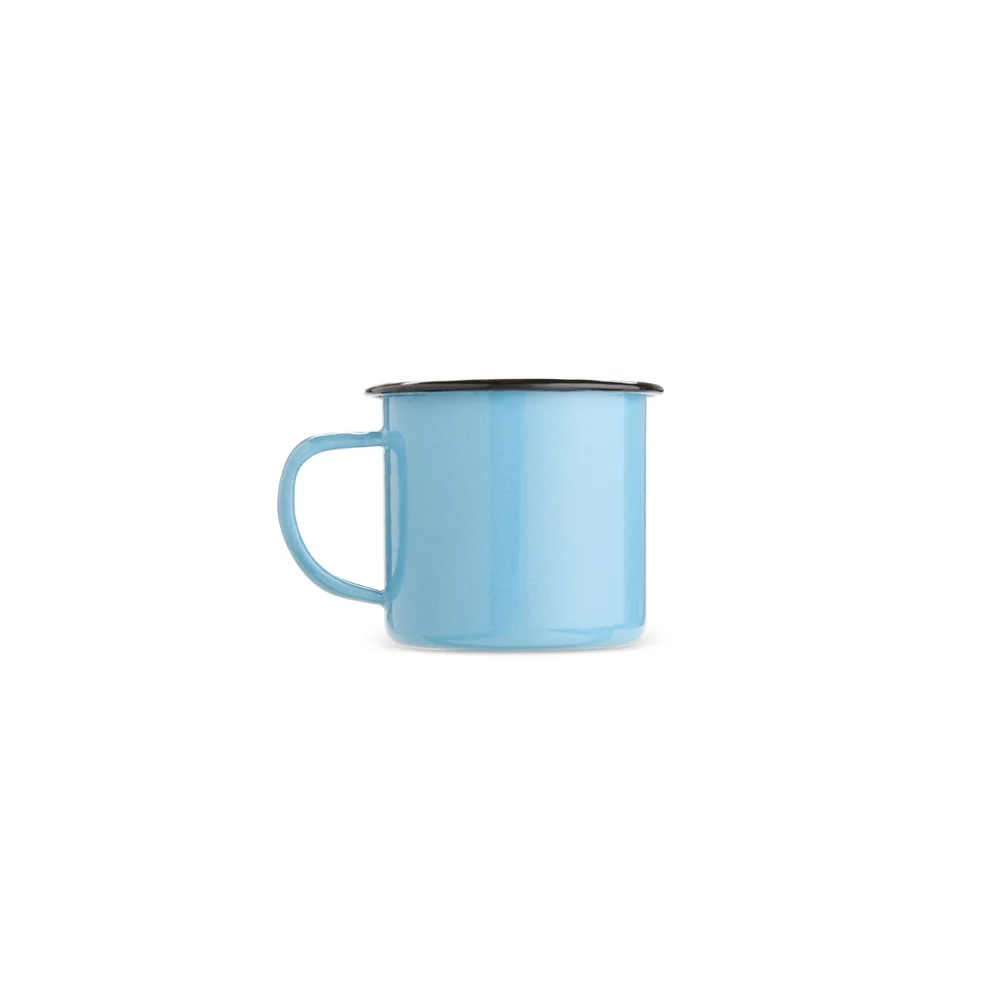 Caneca em inox esmaltada 370ml personalizada