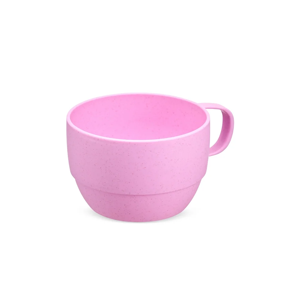 Caneca em palha de trigo 300ml personalizada