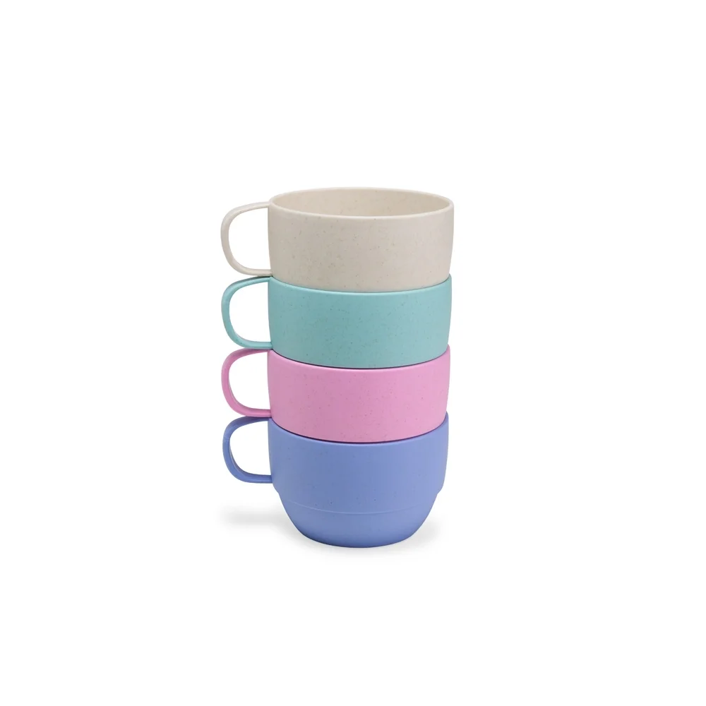 Caneca em palha de trigo 300ml personalizada