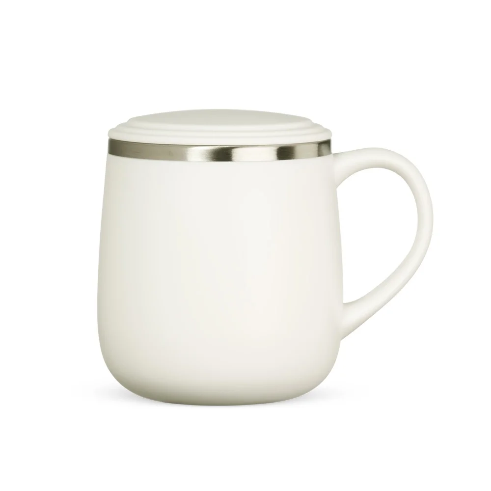 Caneca plástica com interior em inox 370ml personalizada