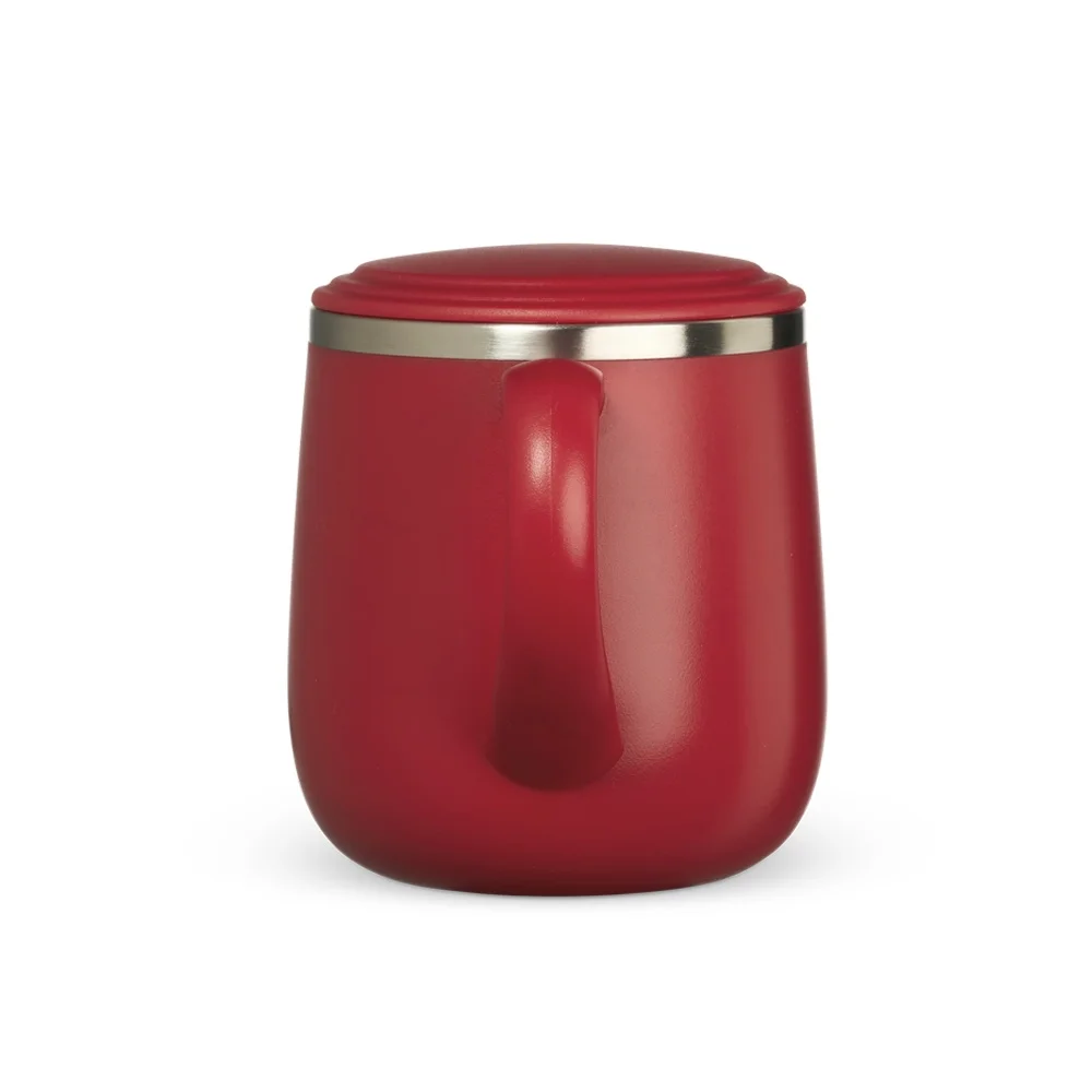 Caneca plástica com interior em inox 370ml personalizada