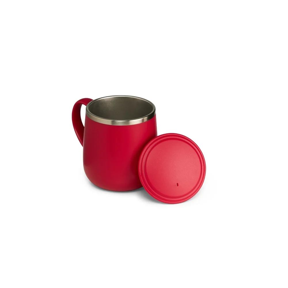 Caneca plástica com interior em inox 370ml personalizada