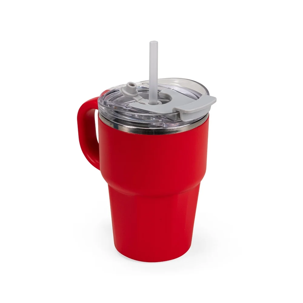 Caneca de parede dupla em inox 550ml personalizada