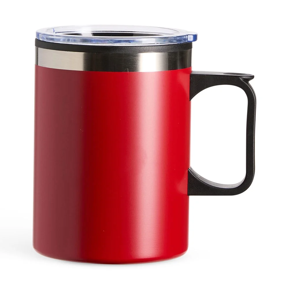 Caneca plástica com revestimento inox 375ml personalizada