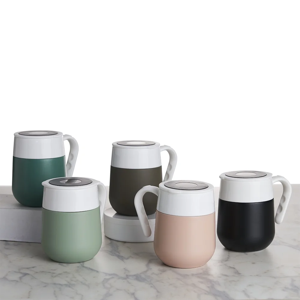 Caneca térmica em inox 500ml com display LED personalizada