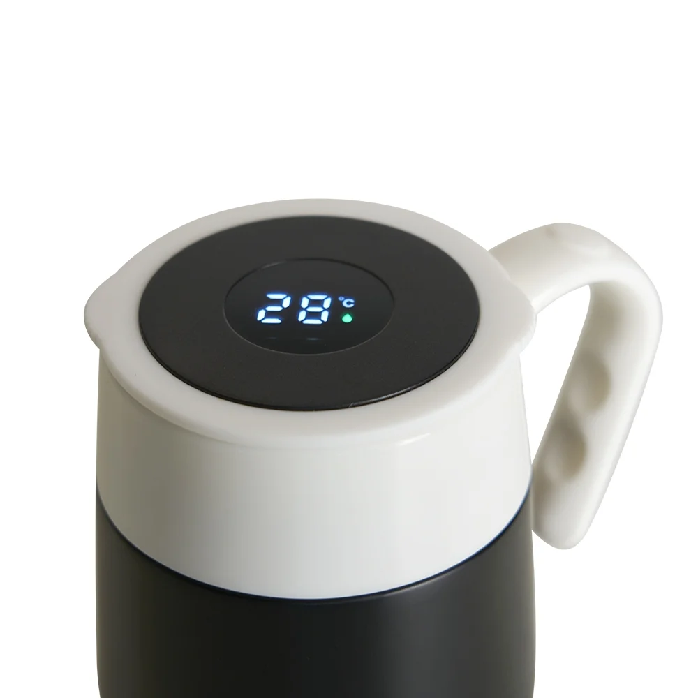 Caneca térmica em inox 500ml com display LED personalizada
