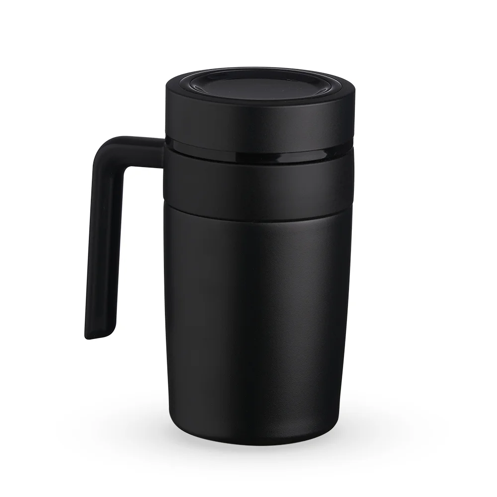 Caneca térmica em inox 500ml com termômetro personalizada