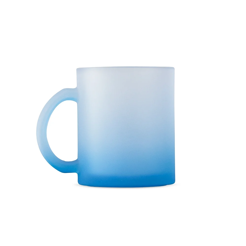 Caneca em vidro degradê 350ml personalizada