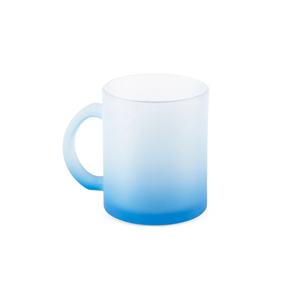 Caneca em vidro degradê 350ml personalizada