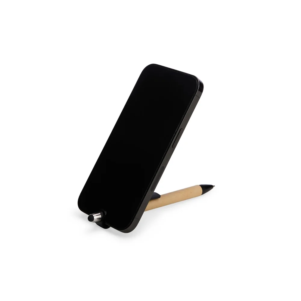 Caneta ecológica touch com suporte personalizada