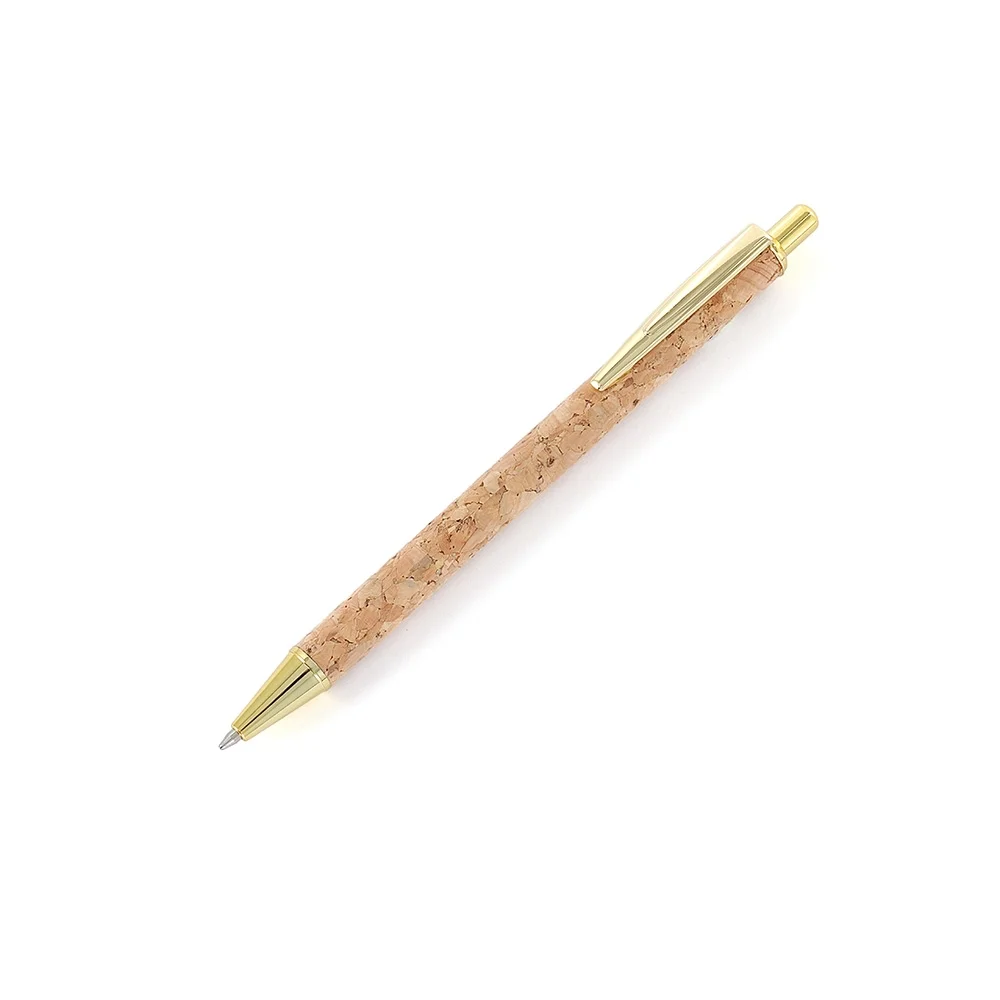Caneta de cortiça personalizada