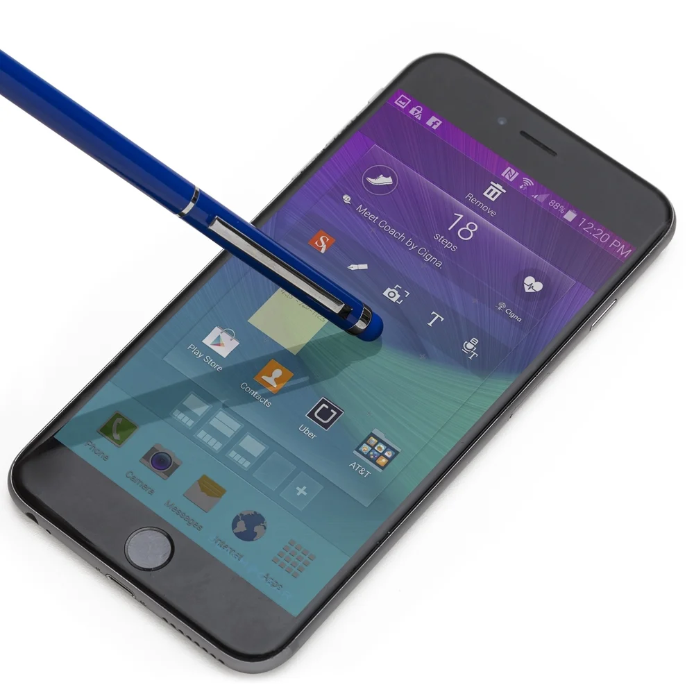Caneta metálica com touch screen personalizada