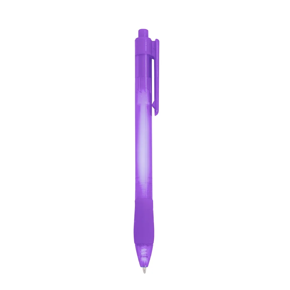 Caneta plástica emborrachada personalizada