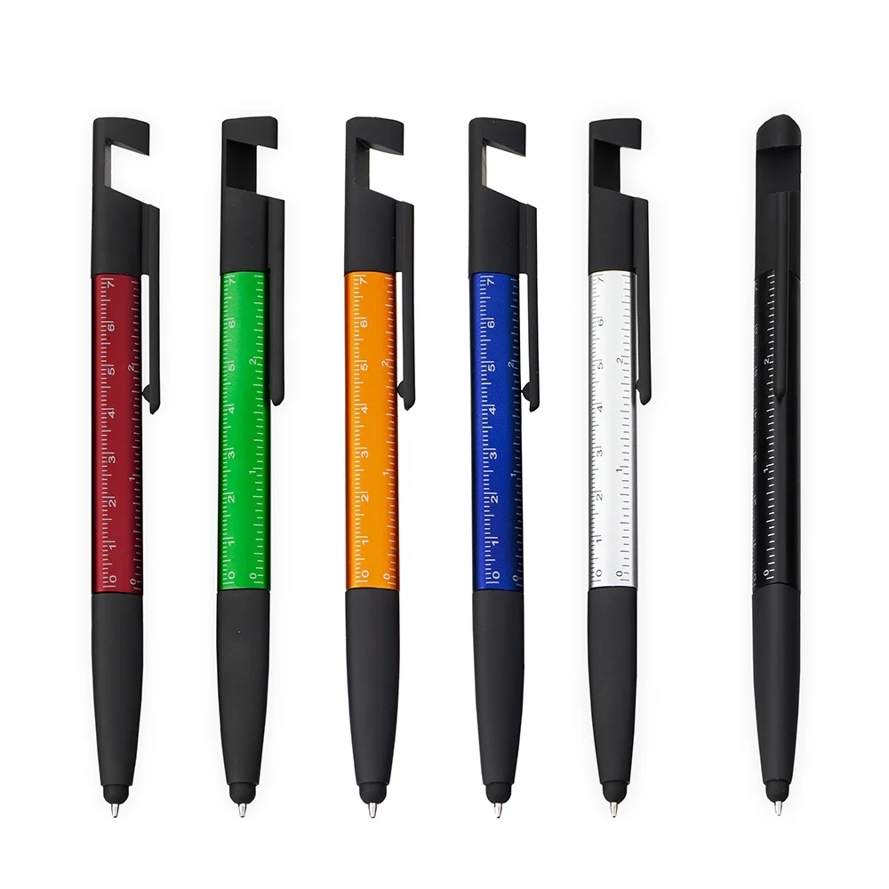 Caneta plástica triangular com touch screen personalizada