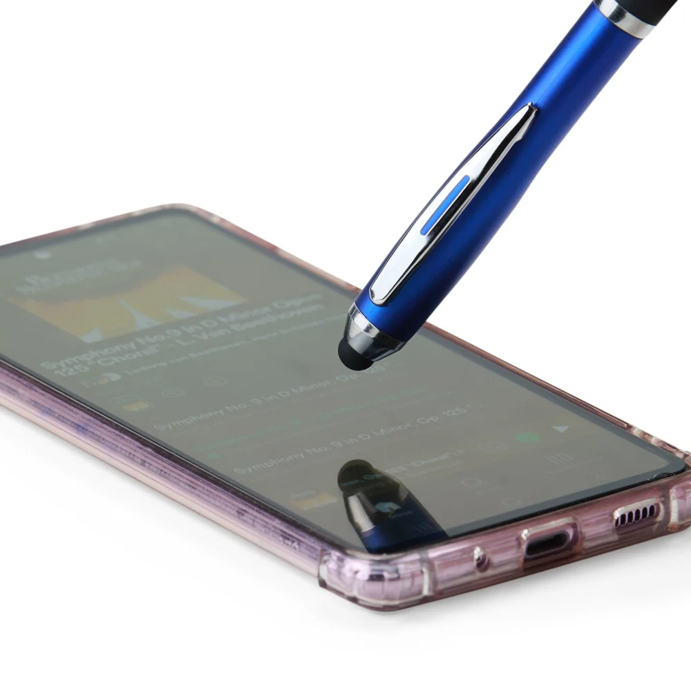 Caneta plástica touch screen personalizada