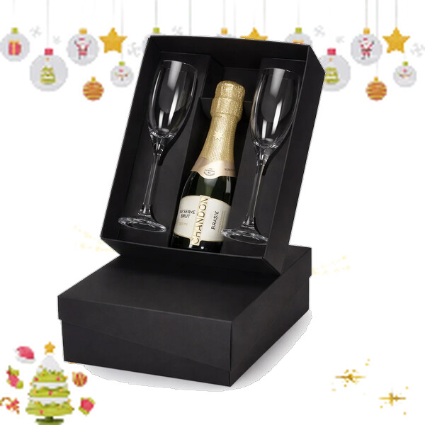 Kit Chandon 187ml com 2 taças personalizado