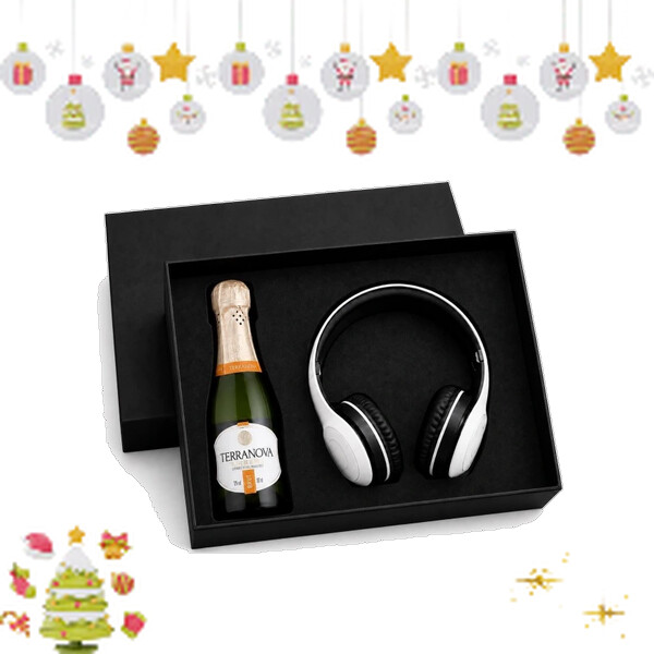 Kit Terranova 187ml com fone bluetooth personalizado
