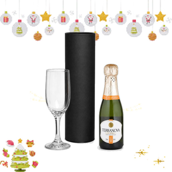 Kit Terranova 187ml com taça personalizado