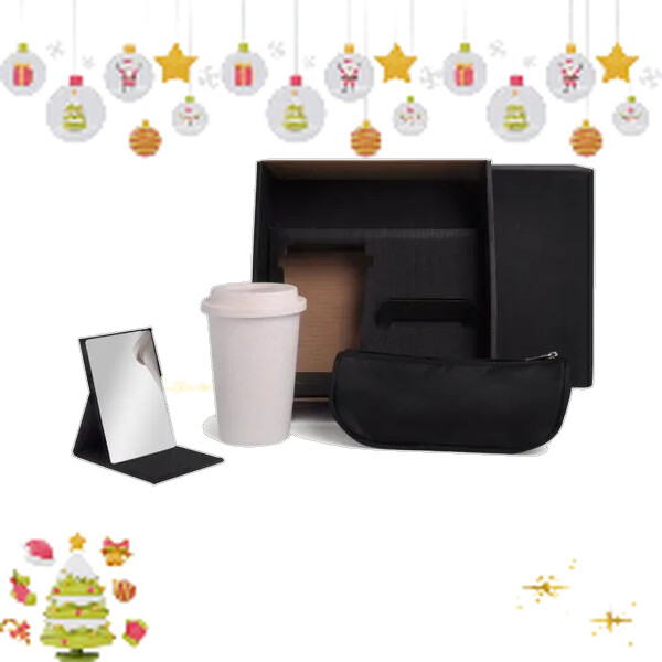 Kit nécessaire copo caneca e espelho 3 peças personalizado