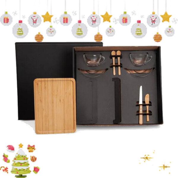 Kit para café e chá 9 peças personalizado